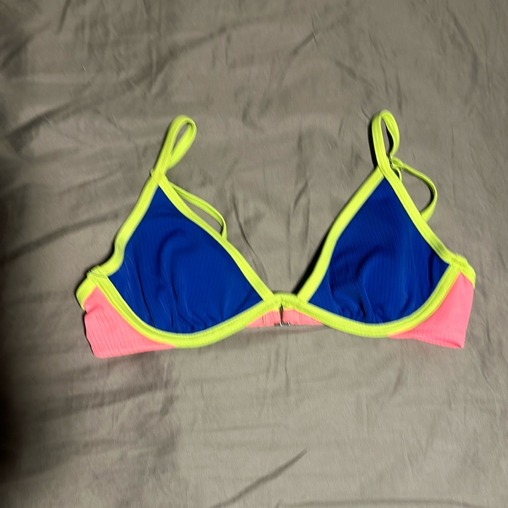 Colorful bikini top